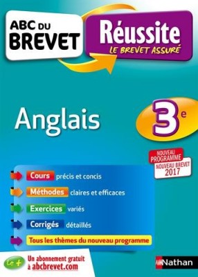 Afficher "Anglais 3e"