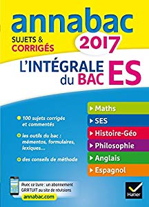 Afficher "L'intégrale du bac ES 2017"